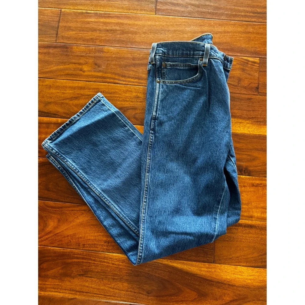 Levi's 537 Jeans Mens 32x32 Blue Excellent Medium Wash Straight Leg Denim